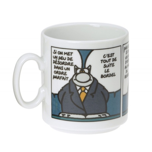 [60230913] LE CHAT MUG STRIP COULEUR SI ON MET UN PEU DE 30CLP.GELUCK