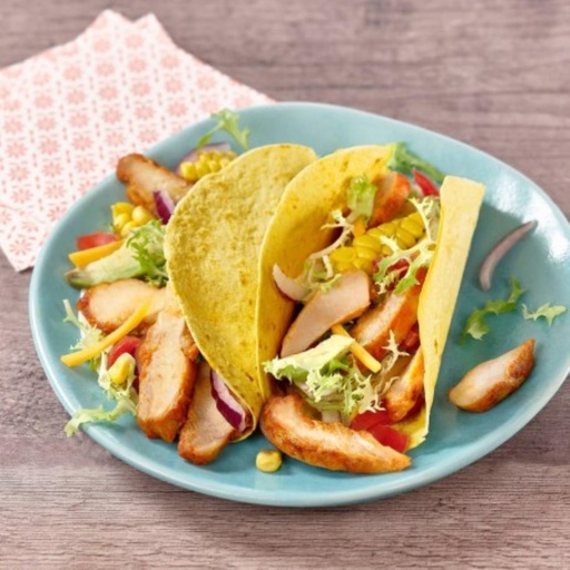 [02100630] ❄️EUROPA S39789 SLICED SPICY CHICKEN TEX MEX 7MM IQF HALAL 1KG