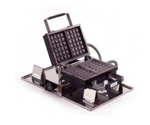 [52702075] AMPI GAUFRIER 52117 GAUFRE AUX  FRUITS 4X6-230CTHERMOSTAT+CORDON EPAISSEUR 26MM