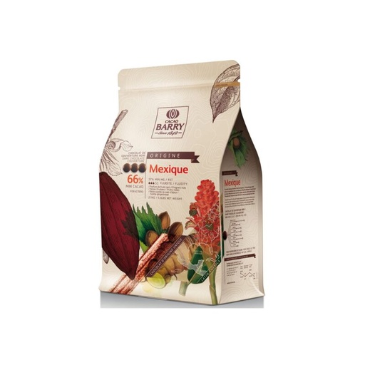 [03070513] BARRY CHD-N66MEX-E1-U68 MEXIQUE NOIR 66% CALLETS 1KG