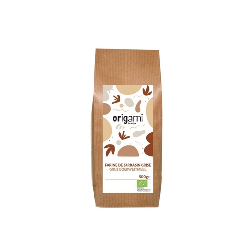 [08059067] ORIGAMI FARINE DE SARRASIN GRISE BIO 500GR