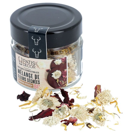 [08075546] DRIED FLOWERS VINTAGE THEME MIX 8G