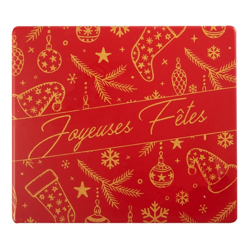 [08054657] 2015729 JOYEUSES FÊTES LOG TOPPERS 9X8CM 40PCS