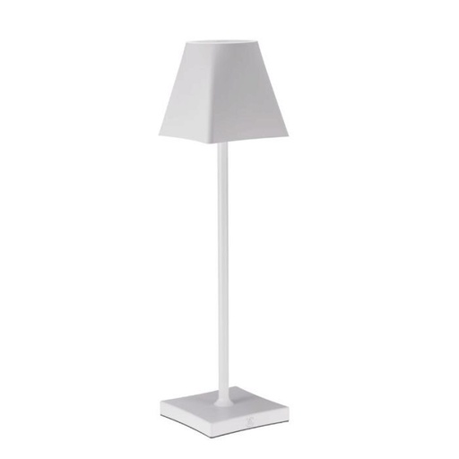 [60252012] ETERE LED ALU LAMP 38CM WHITE
