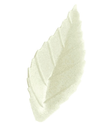 [08038004] FRN02 WHITE ROSE LEAVES WAFER 38MM 500 PCES