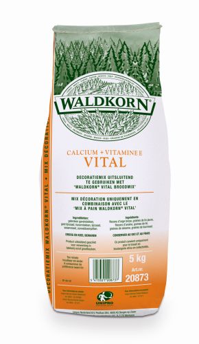 [05040262] WALDKORN VITAL DECORATIEMIX 5KG = KG