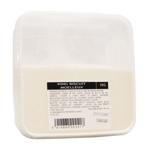 [04013018] KING BISCUIT MOELLEUX 1KG