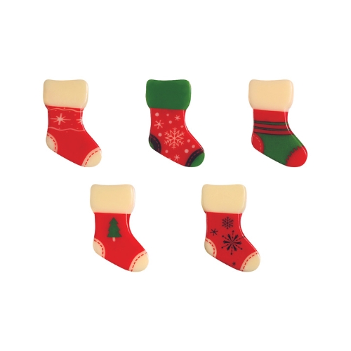 [08058074] 088060 PCB SOCKS PAG 5 DESIGNS 4.2X2.5CM 156PCS ***S/CDE***