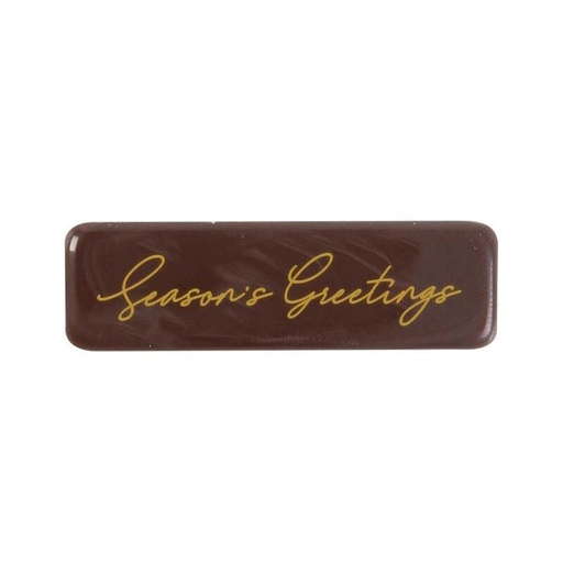 [08054939] 15253 PLAATJE SEASON'S GREETINGS 4,5X1,3CM 200STKS ***OP BESTELLING***