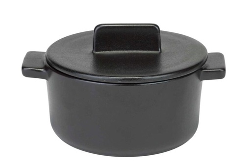 [57667002] C&T MINI SUDDERPOT MADISON ZWART 12XHT9CM MET DEKSEL