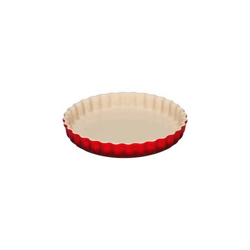 [57663890] *FDS*LE CREUSET PLAT A TARTE CERISE 28CM - 2.04L TERRE