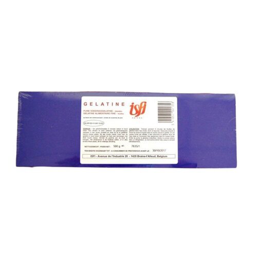 [05100051] ISFI GELATINE FEUILLES BRONZE BLEU 500GR