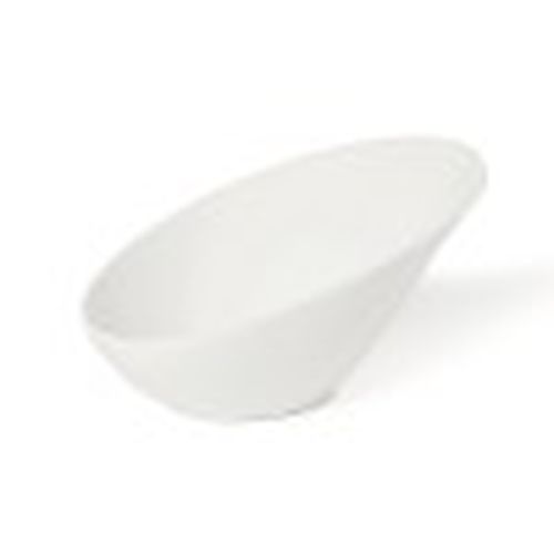 [57661123] LE COQ FEBE IVOIRE BOL OVAL PORCELAINE 17X10XH7.5C