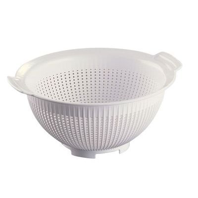 [57657889] ARAVEN COLANDER 23.5CM WHITE POLYPROPYLENE