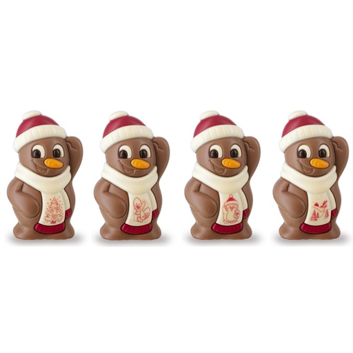 [15030713] CREUX BONHOMME DE NEIGE ADAM LAIT COLORE 12CM 8X75GR