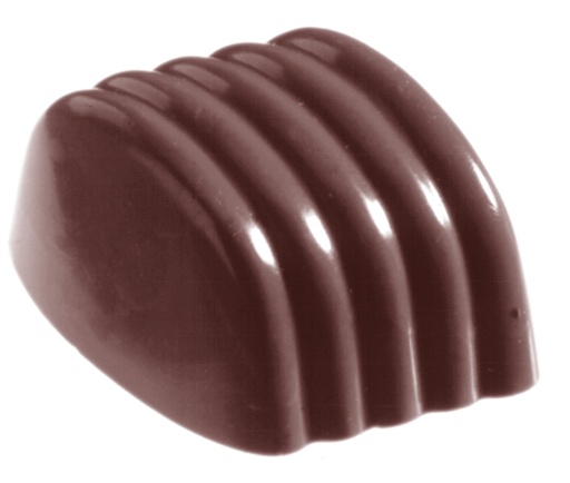 [70409505] MOULE À CHOCOLAT CARRÉ LIGNÉ  CW1545 4X7 -- 9GR