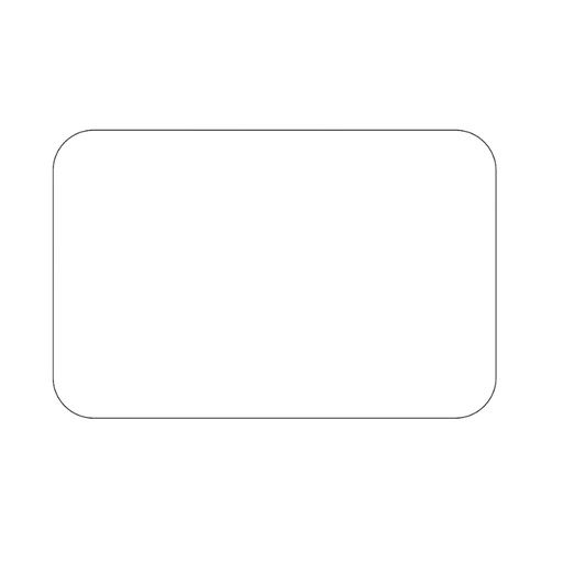[60180089] ETIQUETTES THERMIQUES BLANCHES AMOVIBLES 6,5X10CM BOITE DE 6 ROULEAUX DE 350PCS