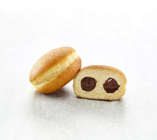 [02060106] PASQUIER 1206 BEIGNET MET CHOCOLADE EN HALZENOTEN 60X75GR = DOOS
