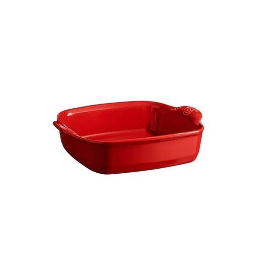 [57690018] EMILE HENRY BRAADSCHOTEL G.CRU 28X24CM 1.80L - ROOD