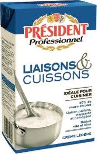 [06100022] PRESIDENT CULINAIRE CRÈME 18% UHT 1L