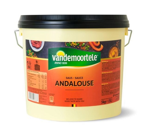 [05070154] VANDEMOORTELE SAUCE ANDALOUSE SEAU 5L