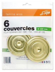 [56000170] LE PARFAIT SET VAN 6 SCHROEFDEKSELS DIAM 10CM