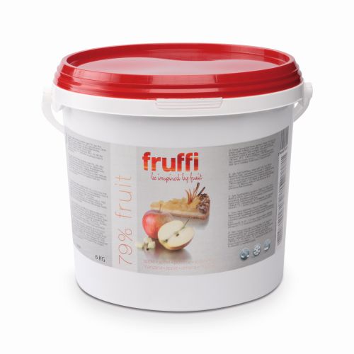 [04020036] DEBCO FRUFFI FRUIT FILLING APPLE PLUS BUCKET 6 KG