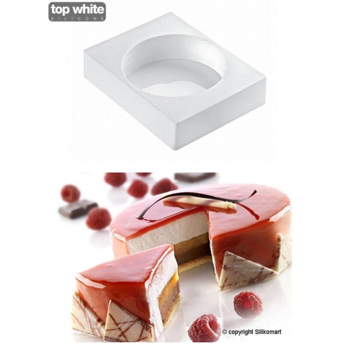 [51761117] SILIKOMART MOULE ROND SILICONE TORTAFLEX Ø 135MM  HT 50MM VOLUME 705ML