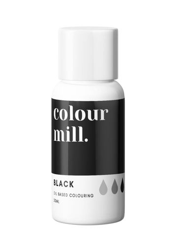 [08055916] COLOUR MILL COLORANT LIPOSOLUBLE BLACK-NOIR 20ML