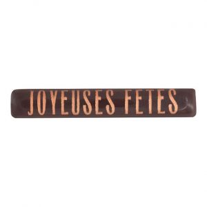 [08056724] 060474 PCB RECTANGLES CN JOYEUSES FÊTES 5X0,8 CM 95PCES ***S/CD***
