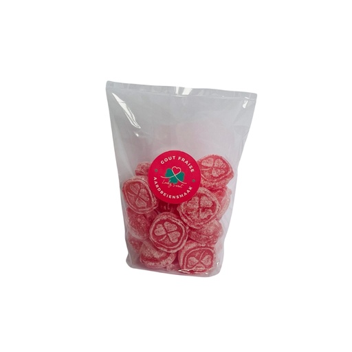 [14100633] LUCKY SWEET STRAWBERRY CANDY 100GR BAG