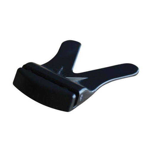 [43606040] SUPPORT RAINURE NOIR  PAQUET DE 25PCES