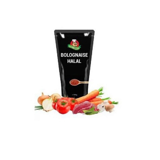 [06100795] PURE BOLOGNESESAUS VAN RUNDVLEES 6X1KG SMILINGCOOKHALAL = ZAKJE ***/SDE***