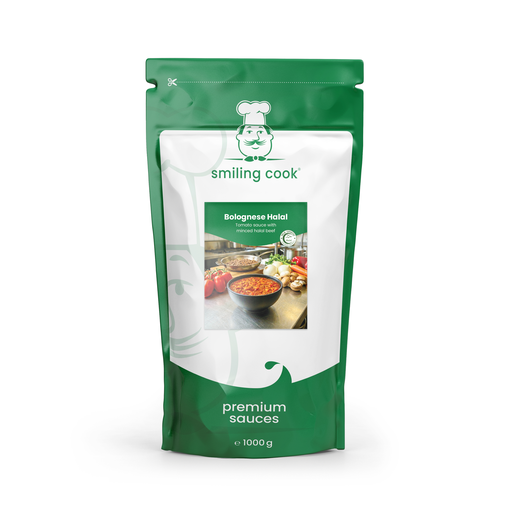 [06100795] SMILING COOK *SAUCE BOLOGNAISE PUR BOEUF 1KG HALAL