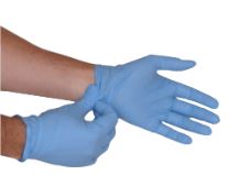 [53162027] BLAUWE NITRIL HANDSCHOENEN MAAT S POEDERVRIJ 100ST