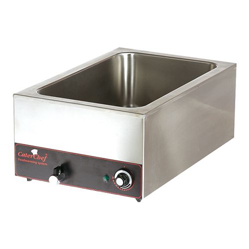[60521115] CATERCHEF BAIN MARIE GN1/1 VIDE A/ROBINET-1200W  