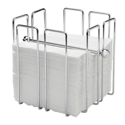 [57657799] APS PORTE SERVIETTES 19X19XH19 CHROME