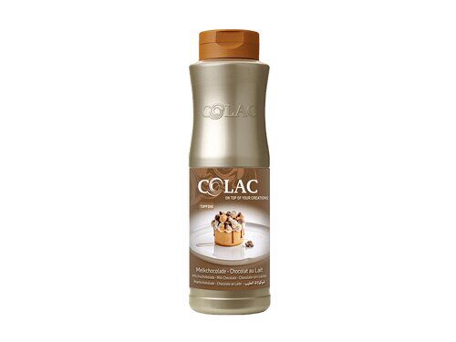 [10020033] COLAC TOPPING COLAMELKCHOCOLADE VAN 1KG = FLES