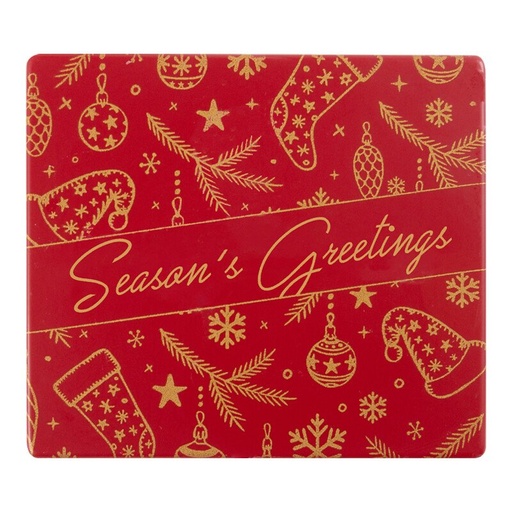 [08054987] 15748 ZIJKANT SEASON'S GREETINGS 9X8CM 40STKS ***OP BESTELLING***