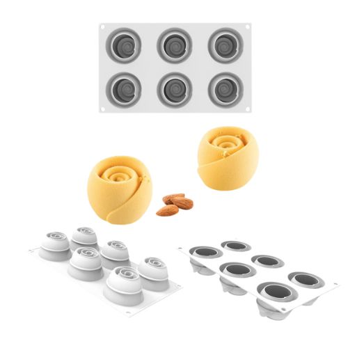 [51661563] SILIKOMART SILICONE MAL GIVRE 90 N.6 Ø6CM H4,5CM VOL 90ML