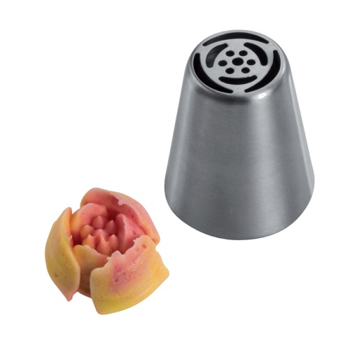 [50942809] STAINLESS STEEL DOUBLE TULIP ICING NOZZLE BX0004