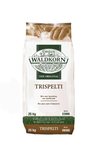 [05040227] WALDKORN 3966 TRISPELTI MIX 100% SPELLED BREAD 25KG