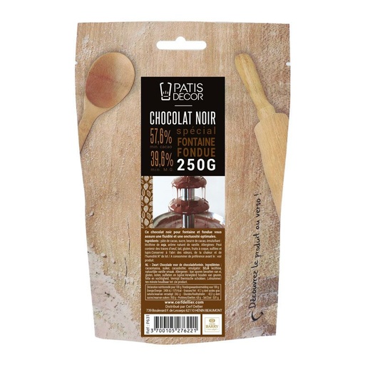 [08075533] DONKERE FONTEIN CHOCOLADE 250G
