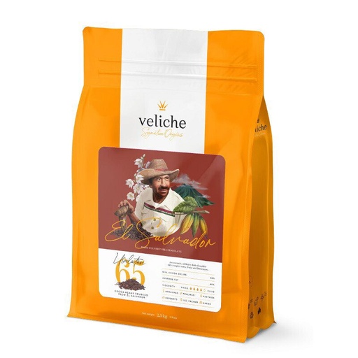 [08053819] 95610 VELICHE CHOCOLADE ORIGINE ULSULUTAN 65 %  2,5 KG =ZAKJE **S/CD***