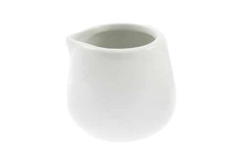 [70200451] POT A LAIT - CREMIER 5CL DIAM 5CM HT 4CM PORCELAINE BLANCHE SANS ANSES