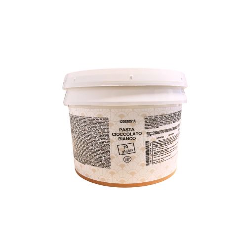 [07400015] PERNIGOTTI PATE DE CHOCOLAT BLANC 2,5KG