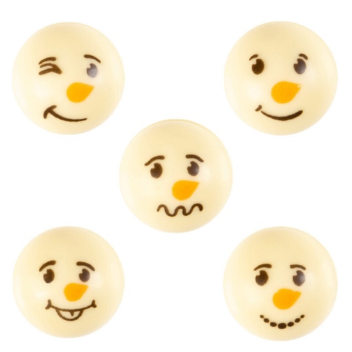 [08082176] 2015845 ASS TETE BONHOMME DE NEIGE 28MM 96 PCES