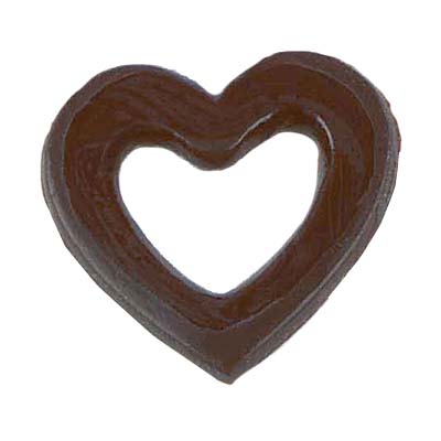 [08060306] 1067405 COEUR EN CHOCO  3CM385 PCES ***S/CDE***