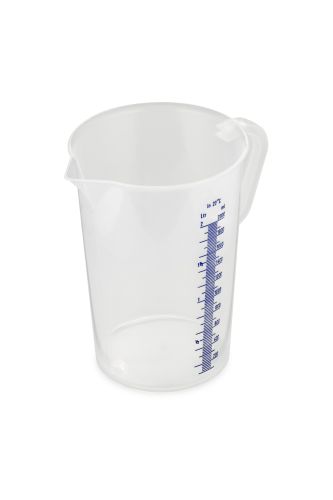 [52901218] MAATBEKER 500ML MAAT IN BLAUW EN GESLOTEN HANDEL=STUK