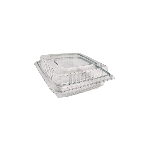 [41802323] TRAITIPACK VIERKANT GEBAKSDOOSJE 10,5X10,5X5,CM HERMETISCH SCHARNIERDEKSEL 360ST